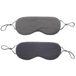 2pcs maschera per gli occhi del sonno a doppia faccia fasciatura elastica viaggio visiera (grigio classico + grigio scuro)
