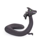 Cuscino per il collo del supporto del telefono del dinosauro Cuscino pigro appeso al collo a forma di U (grigio scuro)