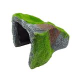 ZR647 Cappuccio floccato Tartaruga Nascondiglio Nido Moss Cave Turtle Cave Lettino prendisole