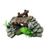 GT149 Tartaruga in resina Lettino da arrampicata Stump Hideaway House Sunback Table