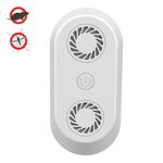Repellente per zanzare ad ultrasuoni Repellente per insetti elettronico multifunzionale Spina UK (bianca)