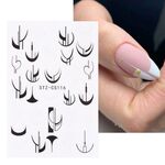 Adesivo per unghie stile francese da 10 pezzi Adesivo per unghie a strisce pop (Stz-CS116)