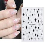 Adesivo per unghie in stile francese da 10 pezzi Adesivo per unghie a strisce pop (Stz-CS061)