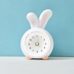 Salvadanaio animale da tavolo con orologio da cartone animato a luce notturna a LED (coniglio)