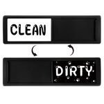 Magnete per lavastoviglie Clean Dirty Sign Magnete per frigorifero a doppia faccia (Black Cat Claw)