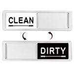 Magnete per lavastoviglie Clean Dirty Sign Magnete per frigorifero a doppia faccia(Silver Love)