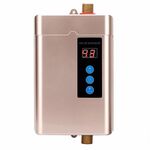 Scaldabagno elettrico AU Plug 4000W con telecomando regolabile temperato (oro)