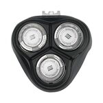 Per testina integrale per rasoio Philips serie AT/PT con lame a doppio strato HQ8 (nero)