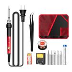 ANENG SL101 12 pz/set Termostato Rotante Famiglia Saldatore a Temperatura Costante Set 60 W Kit di Strumenti per Saldatura a Calore Interno(Spina USA)