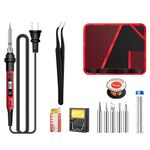 ANENG SL102 12 pz/set Termostato Digitale Domestico Temperatura Costante Saldatore Set 60W Kit di Strumenti per Saldatura a Calore Interno(Spina USA)