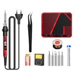 ANENG SL102 12 pz/set Termostato Digitale Domestico Temperatura Costante Saldatore Set 60W Kit di Strumenti per Saldatura a Calore Interno(Spina UE)