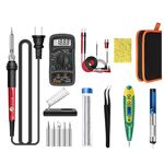 ANENG SL101 16 pz/set Termostato Rotante Domestico Temperatura Costante Saldatore Set 60W Kit di Strumenti per Saldatura a Calore Interno(Spina USA)