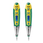 ANENG VD700 2pcs Allarme sonoro e luminoso Sensore display digitale senza contatto Penna test multifunzione (giallo verde)