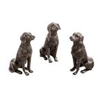 3 pz/set Piedini per vasi di fiori Stand Vasi per piante in resina a forma di animale Riser Pad (Cane)