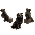 3 pz/set Piedini per vasi di fiori Supporto per vasi per piante in resina a forma di animale Riser Pad (barboncino)