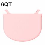 Fodere per pentola a cottura lenta in silicone da 6 QT Fodere riutilizzabili per pentole di coccio a prova di perdite (rosa)