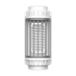 LED-UV Purple Light Wave Scossa elettrica Mosquito Killer Lampada Mini plug-in Repellente per zanzare, Spina CN(Grigio)