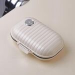 Mini scatola ermetica per erogazione di medicinali portatile da viaggio all'aperto per una settimana, dimensioni: grande