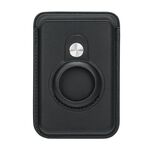 Per Airtag Positioner Fiber Card Clip Antifurto Card Tracker Cover di protezione, Dimensioni: Magnetico (Nero)