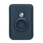 Per Airtag Positioner Fiber Card Clip antifurto Card Tracker Cover di protezione, dimensioni: magnetico (blu)