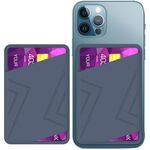 Custodia per carte adesiva in silicone AhaStyle PT133-C (blu notte)