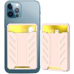 AhaStyle PT133-A-S Custodia per carte adesiva in silicone per telefono cellulare (rosa)