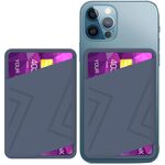 Custodia per carte adesiva in silicone AhaStyle PT133-C-S (blu)