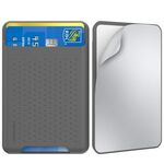 AhaStyle PT133-S Custodia per carte in silicone per telefono cellulare modello adesivo (grigio scuro)