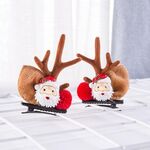 Accessori per capelli natalizi Forcine carine per bambini, colore: Babbo Natale