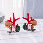 Accessori per capelli natalizi Forcine carine per bambini, colore: pinguino