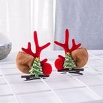 Accessori per capelli natalizi Forcine carine per bambini, colore: albero di Natale