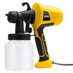 Strumento per spruzzatura di vernice motorizzato ad alta tensione HILDA portatile e staccabile, specificazione: con interruttore anti-touch, spina americana gialla
