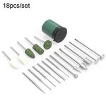 HILDA 18 pz/set Accessori per mulini angolari per la lavorazione della pietra Set di accessori per la macinazione