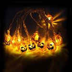 Colorato 3m 20LED Halloween LED Cartoon Atmosfera Decorativa Stringa di luce Decorazione natalizia Puntelli (zucca convenzionale)