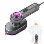 Spina americana per indumenti antiscottatura mini piroscafo rotativo pieghevole da 30 W (grigio)