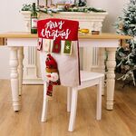 Forniture per la decorazione di mobili di Natale per la copertura della sedia della bambola del fumetto 3D (pupazzo di neve)
