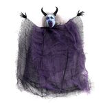 Decorazioni di Halloween Horror Evil Ghost Doll Ciondolo Decorazione della casa stregata Puntelli (Viola)