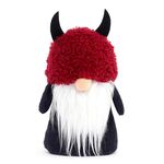 Decorazioni di Halloween Ornamenti per feste con bambole senza volto fantasma (rosso)