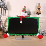 F-W231 Pupazzo di neve Modello 3D Cartoon Protezione antipolvere Custodia per computer Forniture per decorazioni natalizie