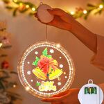 Ciondolo regalo con decorazione natalizia, stile: campana