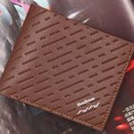 MenBense Portafoglio da uomo Portamonete casual Fermasoldi di grande capacità, Stile: 555-4 (Caffè leggero)