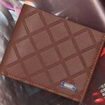 MenBense Portafoglio da uomo Portamonete casual Fermasoldi di grande capacità, Stile: 555-7 (Caffè leggero)