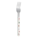 Posate natalizie per cartoni animati. Stoviglie con manico a clip, stile: forchetta