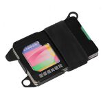 Portafoglio multifunzione ZEEKER RFID in metallo Porta carte EDC (cintura in tessuto nero)