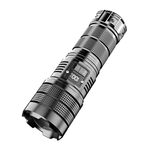 X9 Torcia elettrica con zoom per display digitale laser bianco per esterni Torcia con illuminazione a lungo raggio (senza batterie)