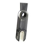3 in 1 Spazzola per la pulizia del coperchio della tazza a forma di U Pulitore per scanalature del coperchio della bottiglia d'acqua (grigio)