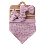 Asciugamano 3 in 1 per bambini che sbava, set di bavaglini impermeabili con fascia per asciugamani triangolari stampati su entrambi i lati in cotone, stile: DP069-10