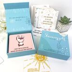 Set di biglietti d'auguri di incoraggiamento inglese positivo da 50 fogli per donne (KP003)