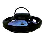 Trappola per pulci, zanzare, scarafaggi, casa con luce calda e viola (nero)