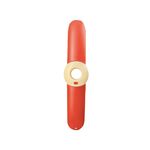 Coltello da frutta multifunzionale 5 in 1 Coltello da tasca portatile da viaggio da campeggio (Rosso)